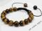 MĘSKA BRANSOLETKA SHAMBALLA TIGER EYE STONES S186