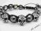SHAMBALLA BRANSOLETKA CRYSTAL CZASZKI S218