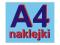 NAKLEJKI KOLOROWE A4