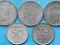 5 x Szwecja 1 korona, 50 ore od 1954 też srebro Ag
