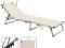 ALU Leżanka leżak ogrodowy z daszkiem skladany