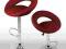 2 stołki obrotowe barowe hoker regulacja oparcje