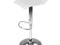 hoker do baru stołek barowy biały regulowany