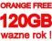 INTERNET NA KARTE ORANGE FREE LTE 120GB DO 09.2015