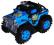 AUTO na baterie samochód PRZEWROTKA niebieski Jeep