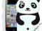 iPod Touch 4 Panda silikon etui 3D + GRATIS