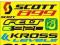 SCOTT 899 GIANT XTC FELT Q920 Naklejki Naklejka