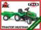 ZIELONY TRAKTOR NA PEDAŁY PRZYCZEPA CIĄGNIK VIDEO