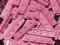 Płytki LEGO Bright Pink 1x4 Plate x20szt NOWE