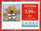 FUNNY BEAR ZWIERZAK W AUCIE  [NOWA] PROMOCJA