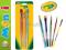 Crayola Zestaw PĘDZELKÓW 5szt. Pędzelki ART