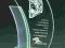 Ekskluzywna statuetka szklana 21cm nagroda trofeum