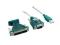 4world Adapter USB2.0 do RS232 DB9M DB25M