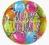 Talerzyk papierowy Happy Birthday zestaw 6 sztuk