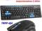 Klawiatura mysz bezprzewodowa dla gracza 1600dpi