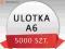 Ulotka, ulotki A6 2-str 5000 szt + EXTRA PROJEKT