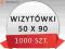 Wizytówki wizytowki 2-str 1000 szt + EXTRA PROJEKT
