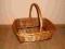 Wiklinowy koszyk prezentowy-kosz na owoce-zakupy