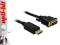 KABEL DISPLAYPORT M DVI DM24+1 DUAL LINK 1M DELOCK