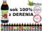 SOK 100% Z DERENIA DEREŃ BEZ CUKRU EKAMEDICA 0,5L