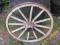 84 cm STARE KOŁO DREWNIANE OD WOZU ( nr 52 ) KOŁA