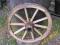 73 cm STARE KOŁO DREWNIANE OD WOZU ( nr 53 ) KOŁA