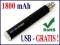BATERIA 1800 mAh plus ŁADOWARKA USB GRATIS !!! |