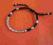 Bransoletka woskowany sznurek Srebro 925 Tajlandia