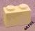 44AFOL 3x LEGO Tan Brick 1x2 3004