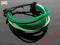 Br8768 BRANSOLETKA JELLY SZNUREK GREEN STYLE LEXIM