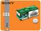 `1 bateria Sony SR616SW SilverOxide 321 1,55V