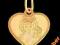 medalik złoty MARYJA w sercu pr585 GRATISY