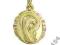 Piękny Złoty Nowoczesny Medalik Matka Boska pr-585