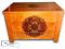 Skrzynia łowicka, folkowa, ludowa - bursztynowa