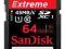 SANDISK Extreme SDXC 64 GB class UHS-I