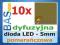 Dioda LED 3mm _ pomarańczowa _ dyfuzyjna _ 10 szt