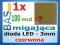Dioda LED _ migająca _ 3mm _ czerwona _ dyfuzyjna
