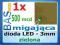 Dioda LED _ migająca _ 3mm _ zielona _ dyfuzyjna