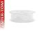 Tasiemka wstążka SZYFONOWA 19 mm / 25 m biała