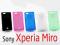 SONY Xperia Miro ST23i | SHINY_MAT Etui +2x FOLIA