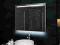 Lustro łazienkowe LUX AQUA MLD6080 LED, ALU rama