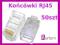 TV39 50x RJ-45  WTYK WTYKI KOŃCÓWKA KOŃCÓWKI