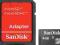 SANDISK microSDHC 4GB + adapter