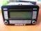 RADIO CD TOURAN GOLF V CADDY PASSAT JETTA KOD