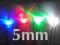 DIODA LED 5mm na 12V UV