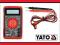 Multimetr miernik cyfrowy, buzer YATO YT-73080