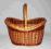 Wiklinowy kosz na zakupy-koszyk na piknik-grzyby