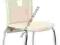 Krzesło metalowe K-25 beżowe kuchenne krzesła dom
