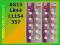 50 x BATERIA AG13-LR1154-LR44-SR44-357 2019r.(MM)