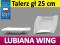 LUBIANA WING TALERZ OBIADOWY GŁĘBOKI 25 CM SERWIS